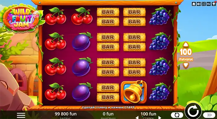 как выглядит игровой аппарат wild fruit jam belatra